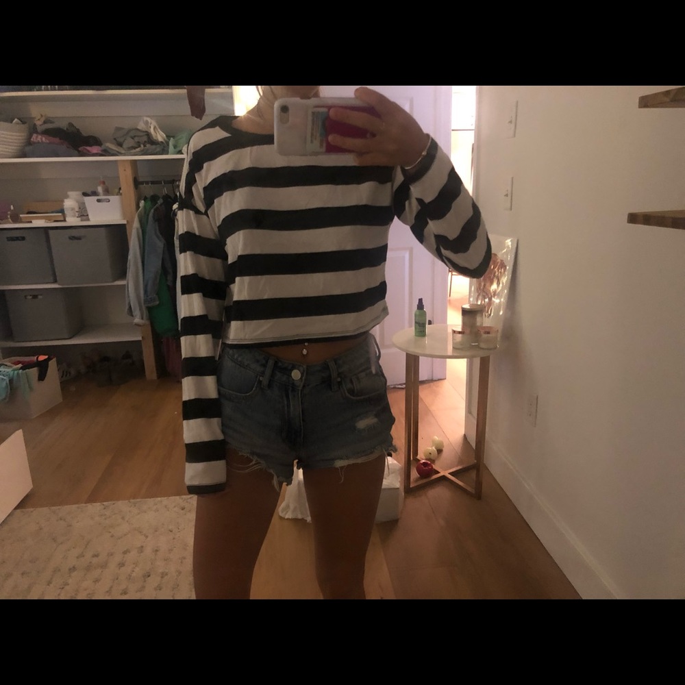 Boxy stripped shirt